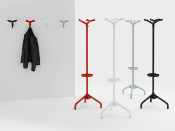 STILO - Plastic office coat rack with umbrella stand by Viganò - view 3