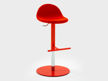 TED UP - Fabric and metal stool with gas lift by Viganò - view 2