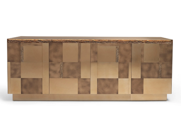 ZAHARA - Metal sideboard with doors by Visionnaire - view 2
