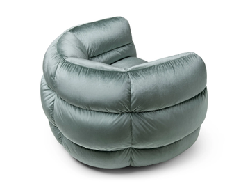 BOMBER - Upholstered velvet armchair with armrests by Visionnaire - view 3