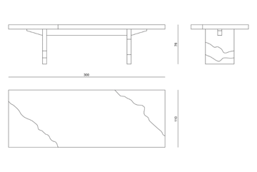 VALIANT - Rectangular wood and marble table by Visionnaire - view 3