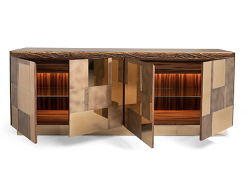 ZAHARA - Metal sideboard with doors by Visionnaire - view 3