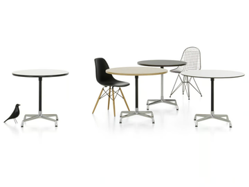 CONTRACT TABLE ROUND - Round melamine table with 4-star base by Vitra - view 3
