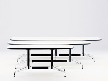 EAMES TABLES - Oval meeting table by Vitra - view 2