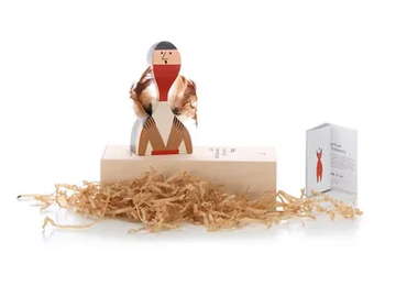 WOODEN DOLL N.10 - Wooden sculpture by Vitra - view 2