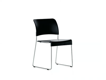 SIM - Stackable sled base polypropylene chair by Vitra - view 3