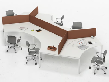 WORKIT - Sectional multiple office desk by Vitra - view 2