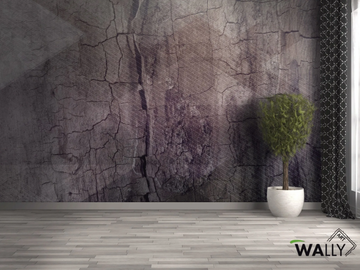BARK - Wood effect fire retardant washable nonwoven wallpaper by WALLYART - view 2