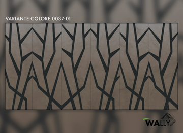 BRANCH - Geometric fire retardant washable nonwoven wallpaper by WALLYART - view 3