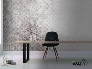 MAIOLICA 2.0 - Fire retardant washable encaustic effect nonwoven wallpaper by WALLYART - view 2
