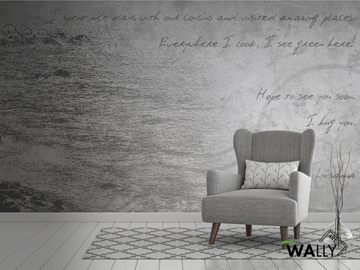 POSTCARD - Fire retardant washable landscape nonwoven wallpaper by WALLYART - view 2