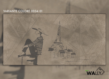 REFLECTIONS - Motif fire retardant washable nonwoven wallpaper by WALLYART - view 3