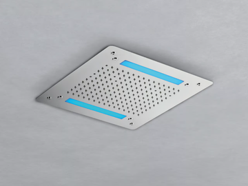 653.20.645 - LED ceiling mounted built-in stainless steel overhead shower by WEISS-STERN - view 2
