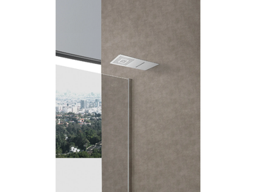 BLADE - Wall-mounted stainless steel overhead shower by WEISS-STERN - view 3
