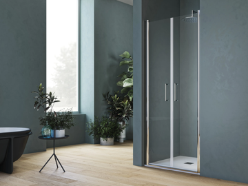 MARTE 2.1 - Glass and aluminium shower cabin by WEISS-STERN - view 2