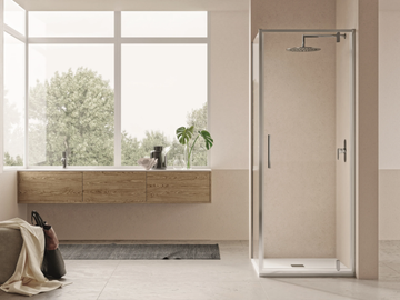 VIRTUS - Glass and aluminium shower cabin by WEISS-STERN - view 2