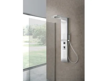 AGATA - Wall-mounted shower panel with hand shower by WEISS-STERN - view 2