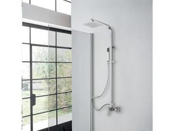 MADRID - Wall-mounted shower panel with hand shower by WEISS-STERN - view 2
