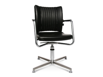 TITAN LIMITED S COMFORT 3D VISIT - Swivel with 4-spoke base chair with armrests by Wagner - view 2