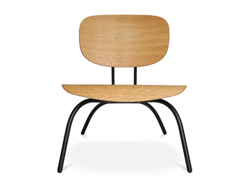 W-1970 LOW - Wooden easy chair by Wagner - view 2