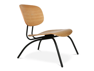 W-1970 LOW - Wooden easy chair by Wagner - view 3