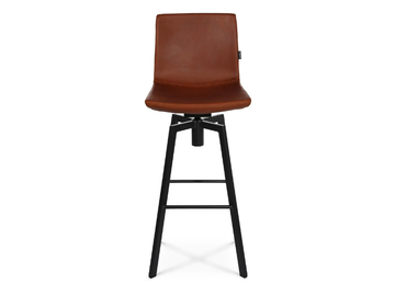 W-CUBE 6 H - Swivel barstool with back by Wagner - view 3