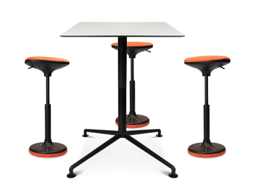 W-LIFT - Height-adjustable square table by Wagner - view 3