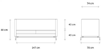 W-LOUNGE LOW - Sofa by Wagner - view 3