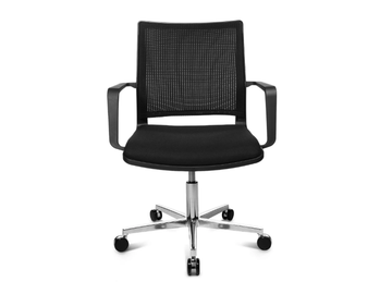 W70 3D - Swivel chair with 5-spoke base by Wagner - view 2