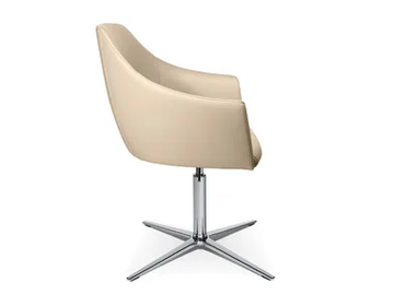 W-CUBE 5 - Swivel with 4-spoke base easy chair by Wagner - view 2
