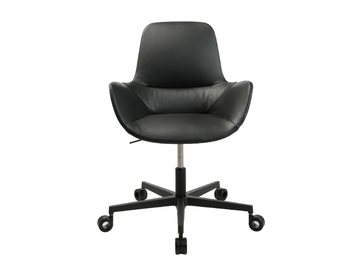 W-CLUB COMPACT - Swivel chair with castors with 5-spoke base by Wagner - view 2