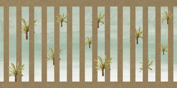 BLOW UP - Striped Ecological fire retardant wallpaper by Wall&decò - view 3