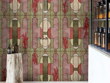 CABINET DE CURIOSITE - Waterproof washable wallpaper by Wall&decò - view 2