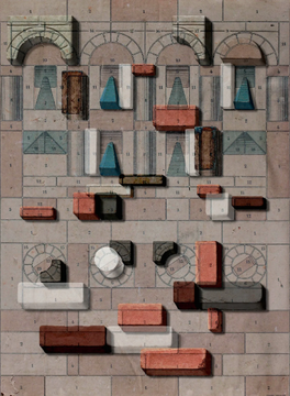 JEUX DE CONSTRUCTION - Landscape wallpaper by Wall&decò - view 3