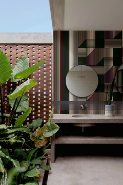 KINETIC ENERGY - Glass-fibre bathroom wallpaper by Wall&decò - view 3