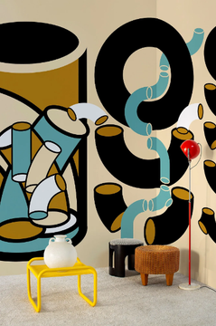 LIQUORICE & TOFFEE - Vinyl wallpaper by Wall&decò - view 3