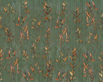 RAME D'ESTATE - Relief nonwoven wallpaper by Wall&decò - view 3