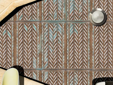 TURQUOISE - Vinyl wallpaper by Wall&decò - view 2