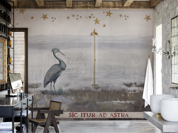CRISTALLINO - Landscape bathroom wallpaper by Wall&decò - view 2
