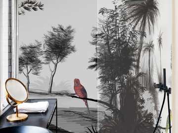 IMAGINARY PARADISE - Bathroom wallpaper by Wall&decò - view 2