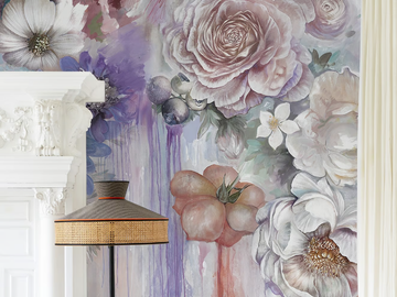 JUICE OF LIFE - Vinyl wallpaper with floral pattern by Wall&decò - view 2