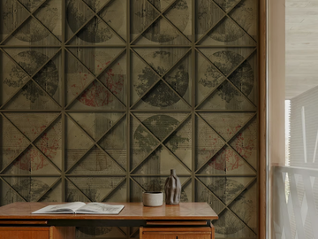 LÀ DOVE IL VENTO - Check vinyl wallpaper by Wall&decò - view 2