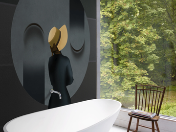 NO CHARLIE - Bathroom wallpaper by Wall&decò - view 2