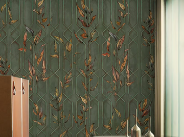 RAME D'ESTATE - Relief nonwoven wallpaper by Wall&decò - view 2