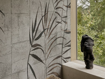 YUI - Vinyl wallpaper with floral pattern by Wall&decò - view 2