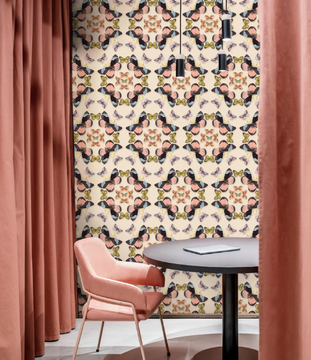 BUTTERTILES - Classic wallpaper, eco-friendly, PVC free and washable by WallPepper®/Group - view 3
