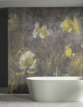 BACKDROP - Natural wallpaper, PVC free, eco-friendly, washable by WallPepper®/Group - view 3