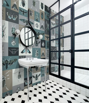 BUGS - Tropical wallpaper, eco-friendly, PVC free and washable by WallPepper®/Group - view 3