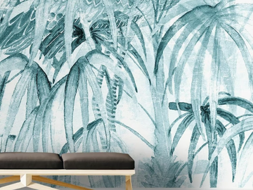 CHINELEAVES - Tropical wallpaper, PVC free, eco, washable by WallPepper®/Group - view 2