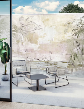 LAGOON - Natural wallpaper, PVC free, eco-friendly, washable by WallPepper®/Group - view 3